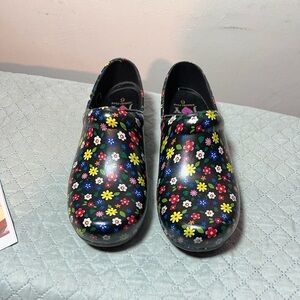 Colorful Floral Kids Clogs